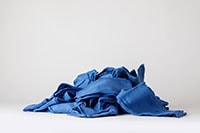 New 100% Cotton Blue Huck Towels