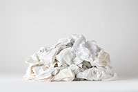 Reclaim All White Knit/T-Shirt Rags